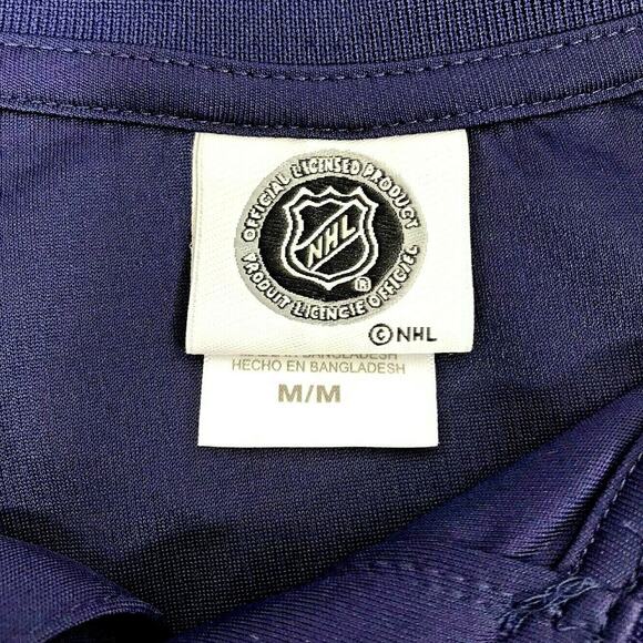 NHL Nashville Predators Polo Shirt‎ Mens Navy Blue Embroidered Logo Size M - Picture 4 of 5